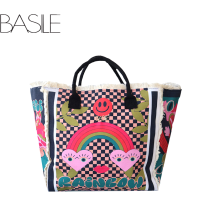 BASILE - BORSA A FANTASIA MARE MAXI VARI COLORI