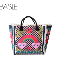 BASILE - BORSA A FANTASIA MARE MAXI VARI COLORI