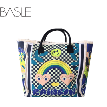 BASILE - BORSA A FANTASIA MARE MAXI VARI COLORI