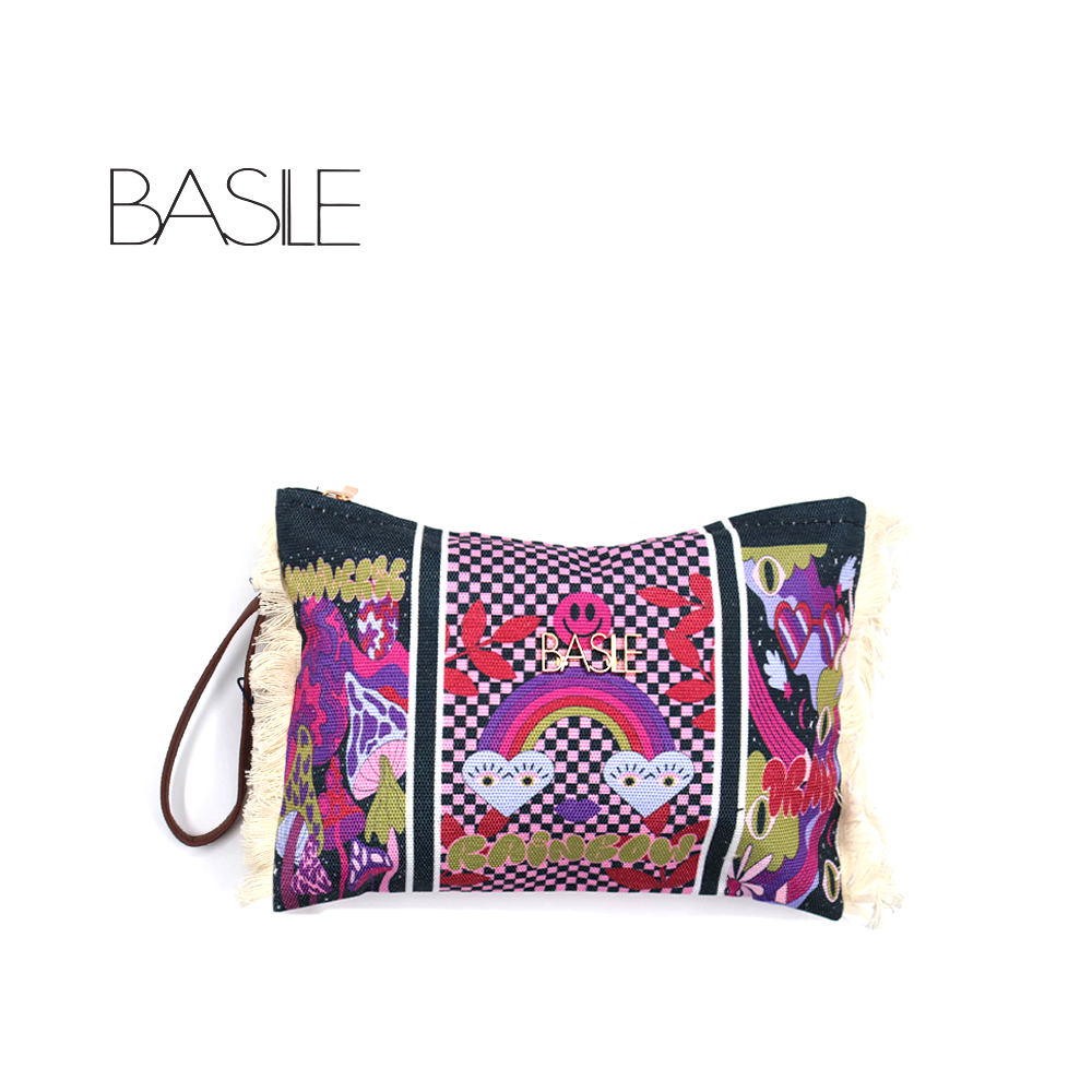 BASILE - POCHETTE A FANTASIA VARI COLORI BASILE - POCHETTE A FANTASIA VARI COLORI