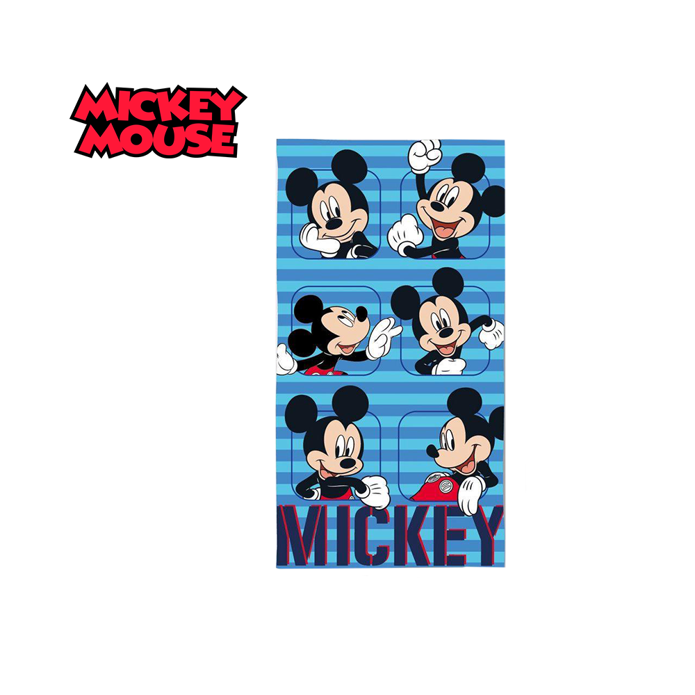 DISNEY - TELO MARE MICKEY MOUSE PER BAMBINI IN MICROFIBRA CM 140X70 DISNEY - TELO MARE MICKEY MOUSE PER BAMBINI IN MICROFIBRA CM 140X70