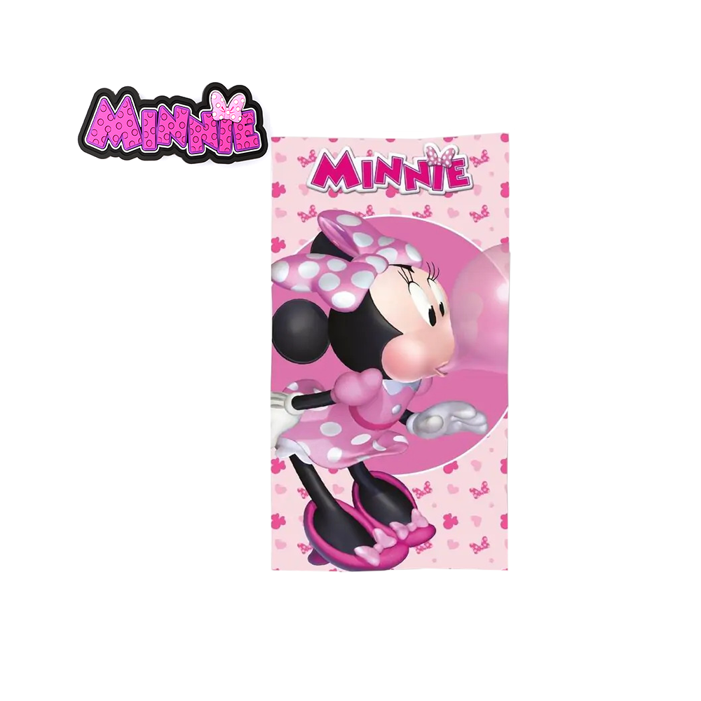 DISNEY - TELO MARE MINNIE MOUSE PER BAMBINI IN MICROFIBRA CM 140X70 DISNEY - TELO MARE MINNIE MOUSE PER BAMBINI IN MICROFIBRA CM 140X70