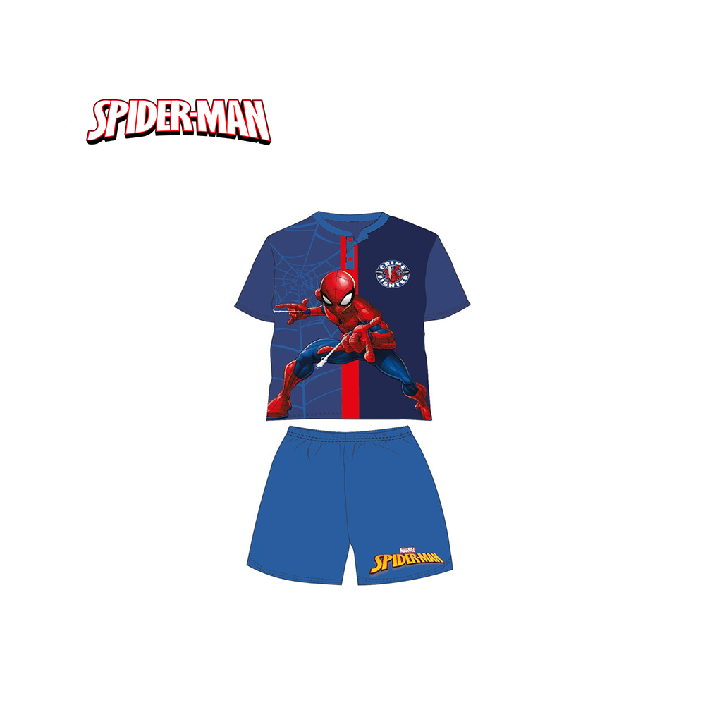 MARVEL - PIGIAMA CORTO BAMBINO SPIDERMAN IN SCATOLA ASSORTITO NELLE TAGLIE 3-8 ANNI