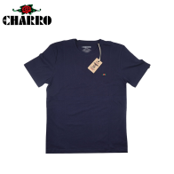 EL CHARRO - T-SHIRT IN COTONE ROSA RICAMATA SUL CUORE