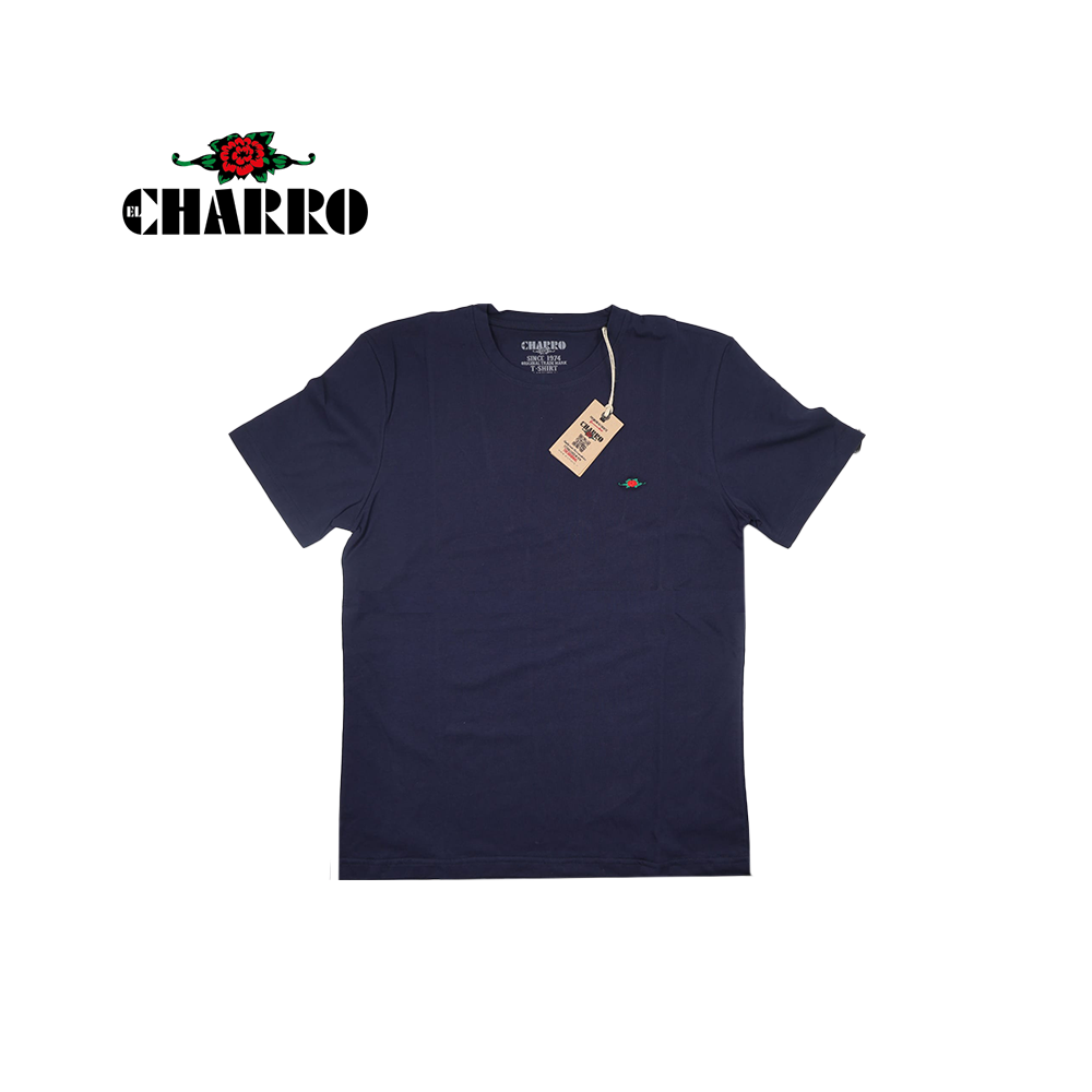 EL CHARRO - T-SHIRT IN COTONE ROSA RICAMATA SUL CUORE EL CHARRO - T-SHIRT IN COTONE ROSA RICAMATA SUL CUORE