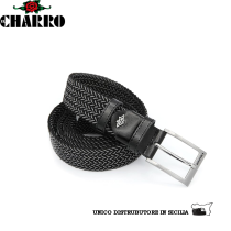 EL CHARRO - CINTURA UOMO ELASTICO E PELLE