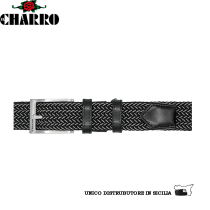 EL CHARRO - CINTURA UOMO ELASTICO E PELLE