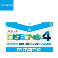 MITAMA - ALBUM DISEGNO ECOBUSTA, LISCIO 20 FG. 24X33 GR 220