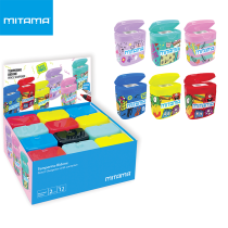 MITAMA - SCATOLA AUTOESP. 12 TEMPERINI BIDONE GOOD VIBES 2 FORI COLORI ASSORTITI