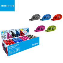 MITAMA - SCATOLA AUTOESP. 12 PZ CORRETTORE A NASTRO C/GRIP 5MM x 12MT
