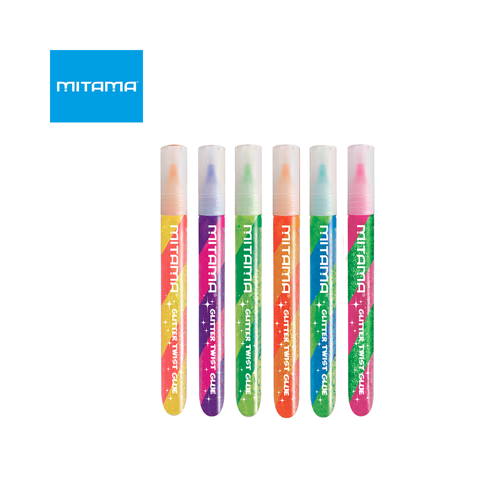 MITAMA - DISPLAY COLLE TWIST GLITTER DA 24 PZ MITAMA - DISPLAY COLLE TWIST GLITTER DA 24 PZ