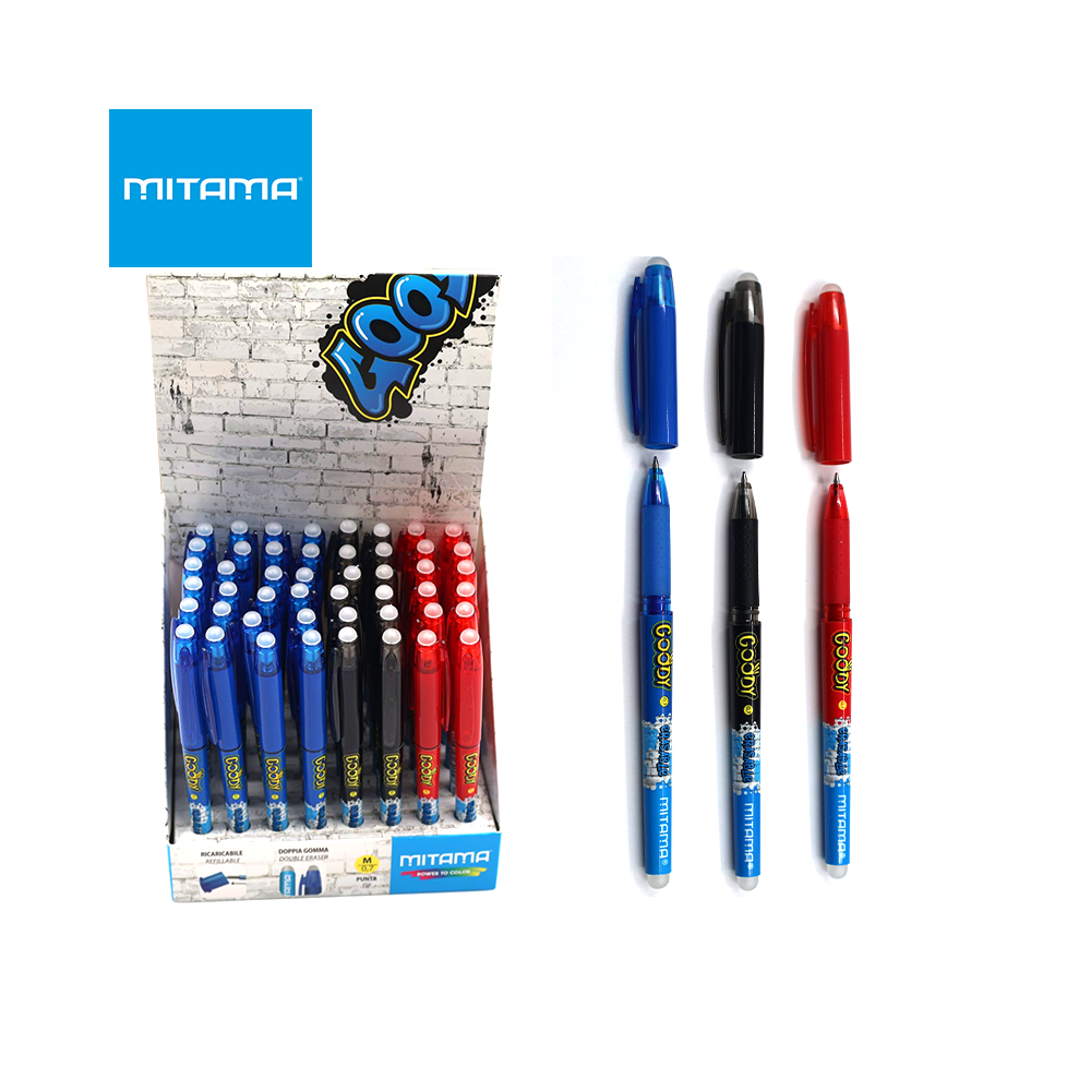 MITAMA - DISPLAY PENNA CANCELLABILE GOODY ASSORTITI DA 48 PZ MITAMA - DISPLAY PENNA CANCELLABILE GOODY ASSORTITI DA 48 PZ