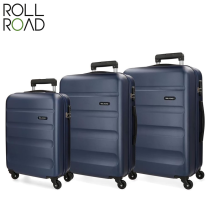 ROLL ROAD - ABS SET 3 VALIGIE CON  4 RUOTE FLEX