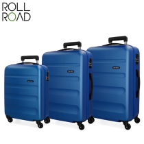 ROLL ROAD - ABS SET 3 VALIGIE CON  4 RUOTE FLEX