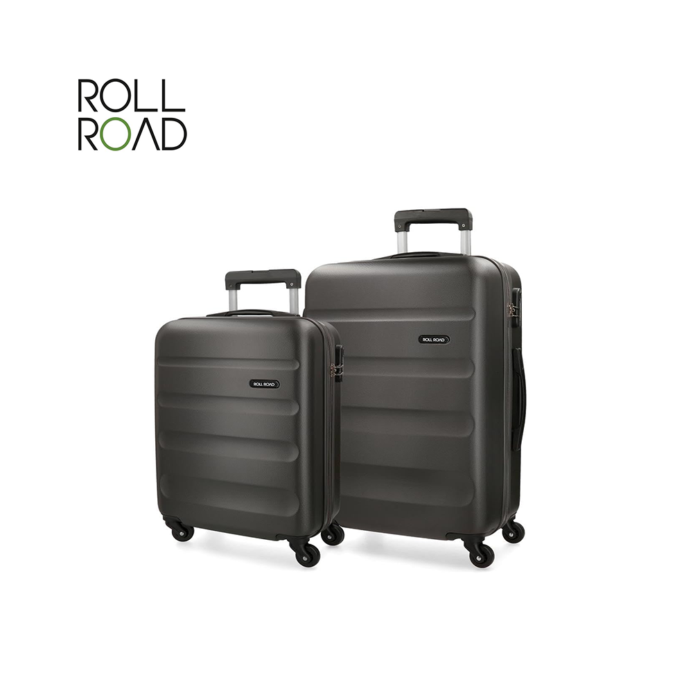 ROLL ROAD - ABS SET 2 VALIGIE CON 4 RUOTE FLEX ROLL ROAD - ABS SET 2 VALIGIE CON 4 RUOTE FLEX