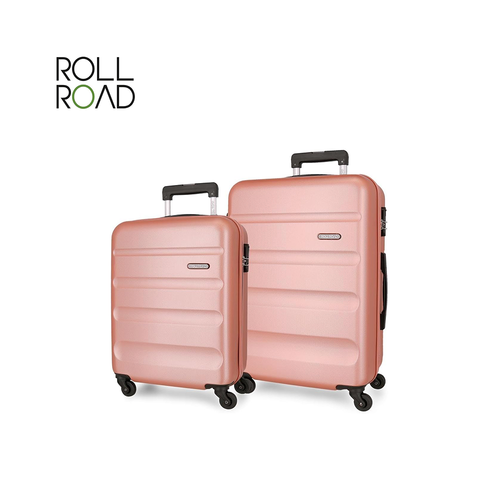 ROLL ROAD - ABS SET 2 VALIGIE CON 4 RUOTE FLEX ROLL ROAD - ABS SET 2 VALIGIE CON 4 RUOTE FLEX