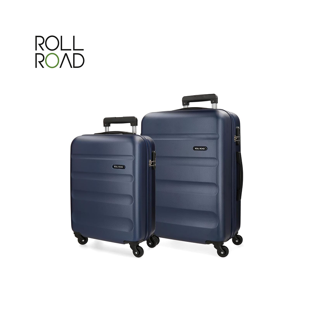 ROLL ROAD - ABS SET 2 VALIGIE CON 4 RUOTE FLEX ROLL ROAD - ABS SET 2 VALIGIE CON 4 RUOTE FLEX