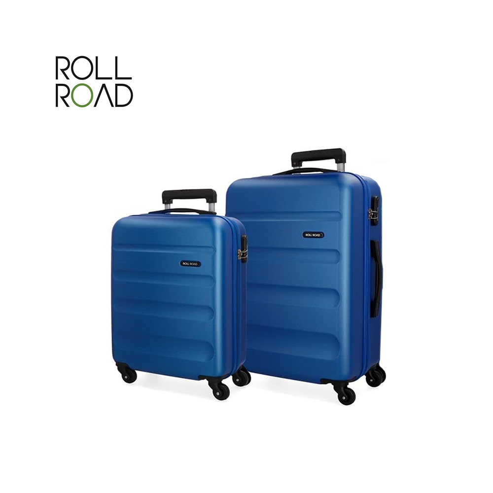 ROLL ROAD - ABS SET 2 VALIGIE CON 4 RUOTE FLEX ROLL ROAD - ABS SET 2 VALIGIE CON 4 RUOTE FLEX