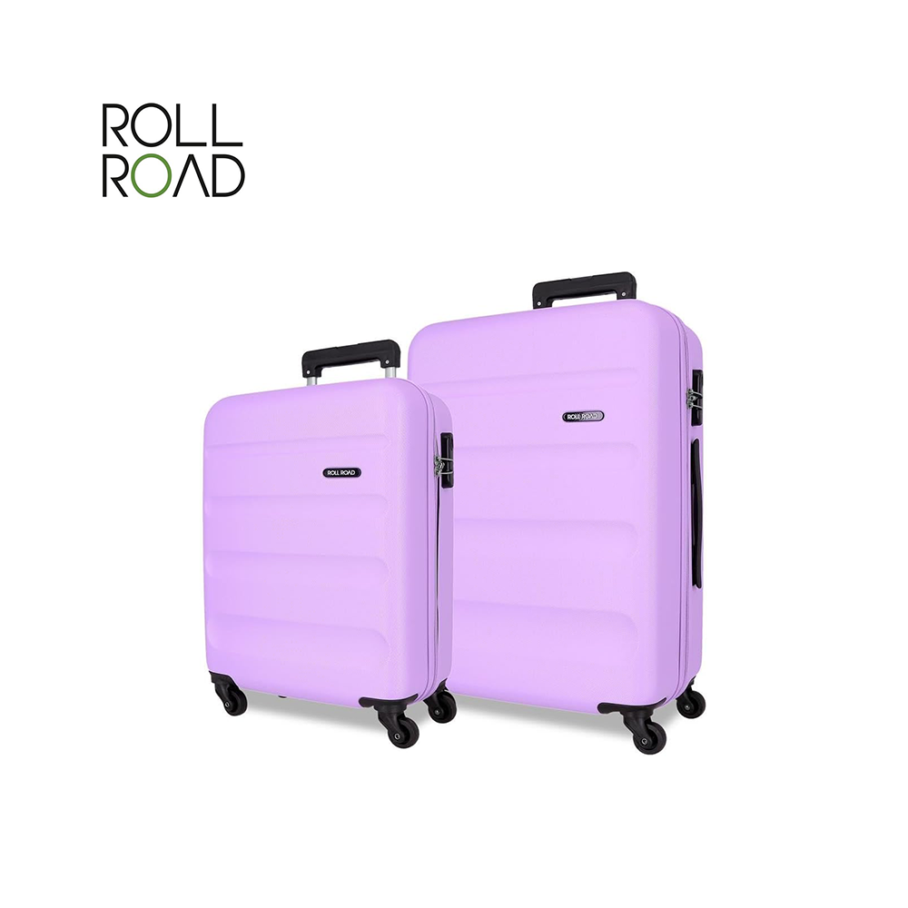 ROLL ROAD - ABS SET 2 VALIGIE CON 4 RUOTE FLEX ROLL ROAD - ABS SET 2 VALIGIE CON 4 RUOTE FLEX