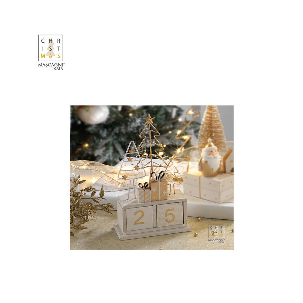 MASCAGNI - ABETE CON CALENDARIO H.20,5 MASCAGNI - ABETE CON CALENDARIO H.20,5