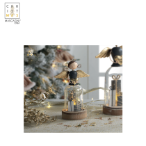 MASCAGNI - ANGELO LED IN LEGNO+ VETRO COL. NERO