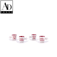 AD TREND - SERVIZIO CAFFE' PER 4 PERSONE KANDI VARI COLORI