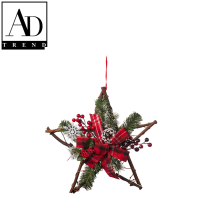 AD TREND - DECORAZIONE NATALE M.STELLA C/NASTRO