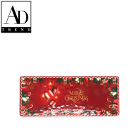 AD TREND - VASSOIO NATALE RETTANGOLARE IN MELAMINA VARI DISEGNI