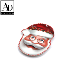 AD TREND - VASSOIO  IN MELAMIMA MOD. BABBO NATALE