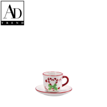 AD TREND - SERVIZIO CAFFE' CERAMICA PER 4 PERSONE