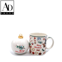 AD TREND - CONFEZIONE REGALO TAZZA MUG + PALLA NATALIZIA VARI MODELLI