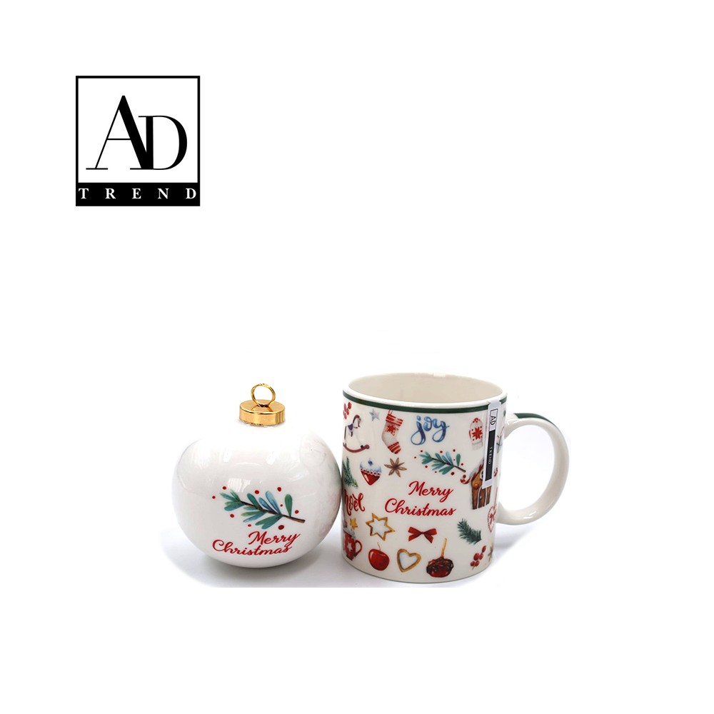 AD TREND - CONFEZIONE REGALO TAZZA MUG + PALLA NATALIZIA VARI MODELLI AD TREND - CONFEZIONE REGALO TAZZA MUG + PALLA NATALIZIA VARI MODELLI