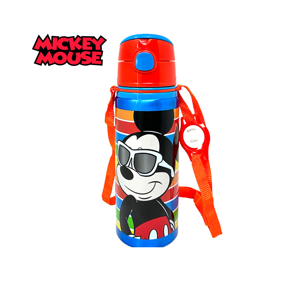 MICKEY MOUSE - BORRACCIA IN ALLUMINIO CON MANIGLIA 600ML MICKEY MOUSE MICKEY MOUSE - BORRACCIA IN ALLUMINIO CON MANIGLIA 600ML MICKEY MOUSE