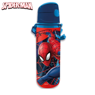 SPIDERMAN - BORRACCIA ALLUMINIO CON MANIGLIA 600ML