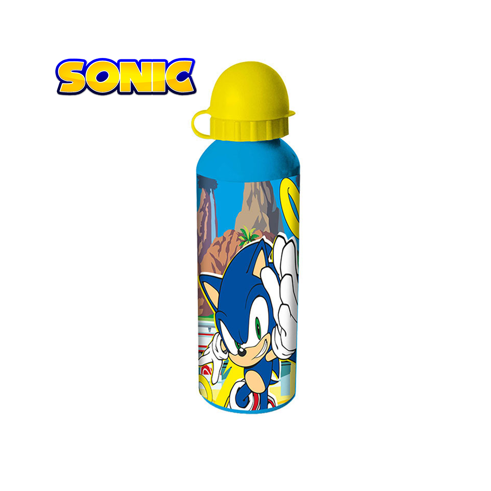 SONIC - BORRACCIA ALLUMINIO 500ML ASSORTITO IN 3 DISEGNI