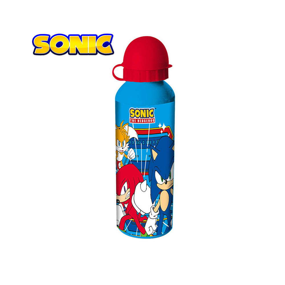 SONIC - BORRACCIA ALLUMINIO 500ML ASSORTITO IN 3 DISEGNI SONIC - BORRACCIA ALLUMINIO 500ML ASSORTITO IN 3 DISEGNI