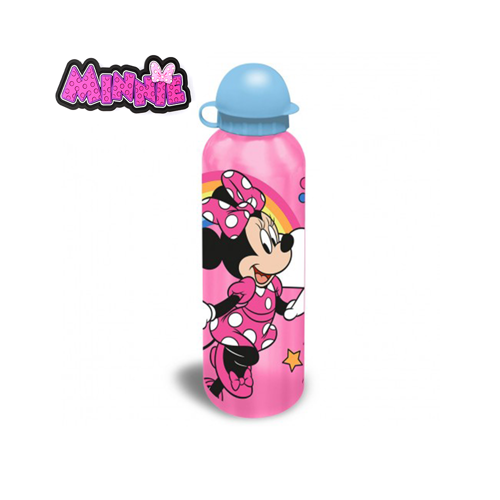 MINNIE - BORRACCIA IN ALLUMINIO 500ML ASSORTITO IN 3 DISEGNI MINNIE - BORRACCIA IN ALLUMINIO 500ML ASSORTITO IN 3 DISEGNI
