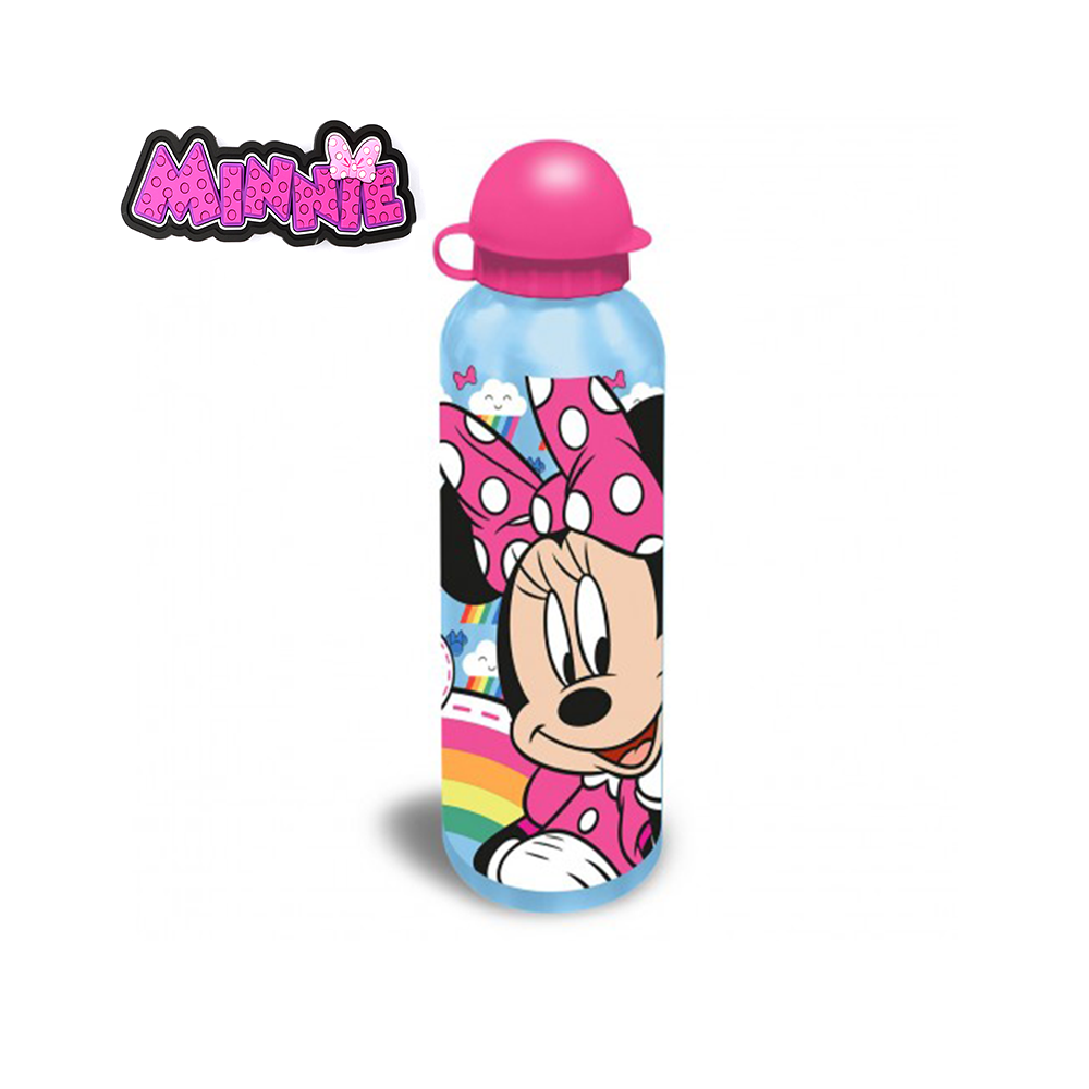MINNIE - BORRACCIA IN ALLUMINIO 500ML ASSORTITO IN 3 DISEGNI MINNIE - BORRACCIA IN ALLUMINIO 500ML ASSORTITO IN 3 DISEGNI