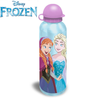 FROZEN - BORRACCIA IN  ALLUMINIO 500ML ASSORTITO IN 3 DISEGNI