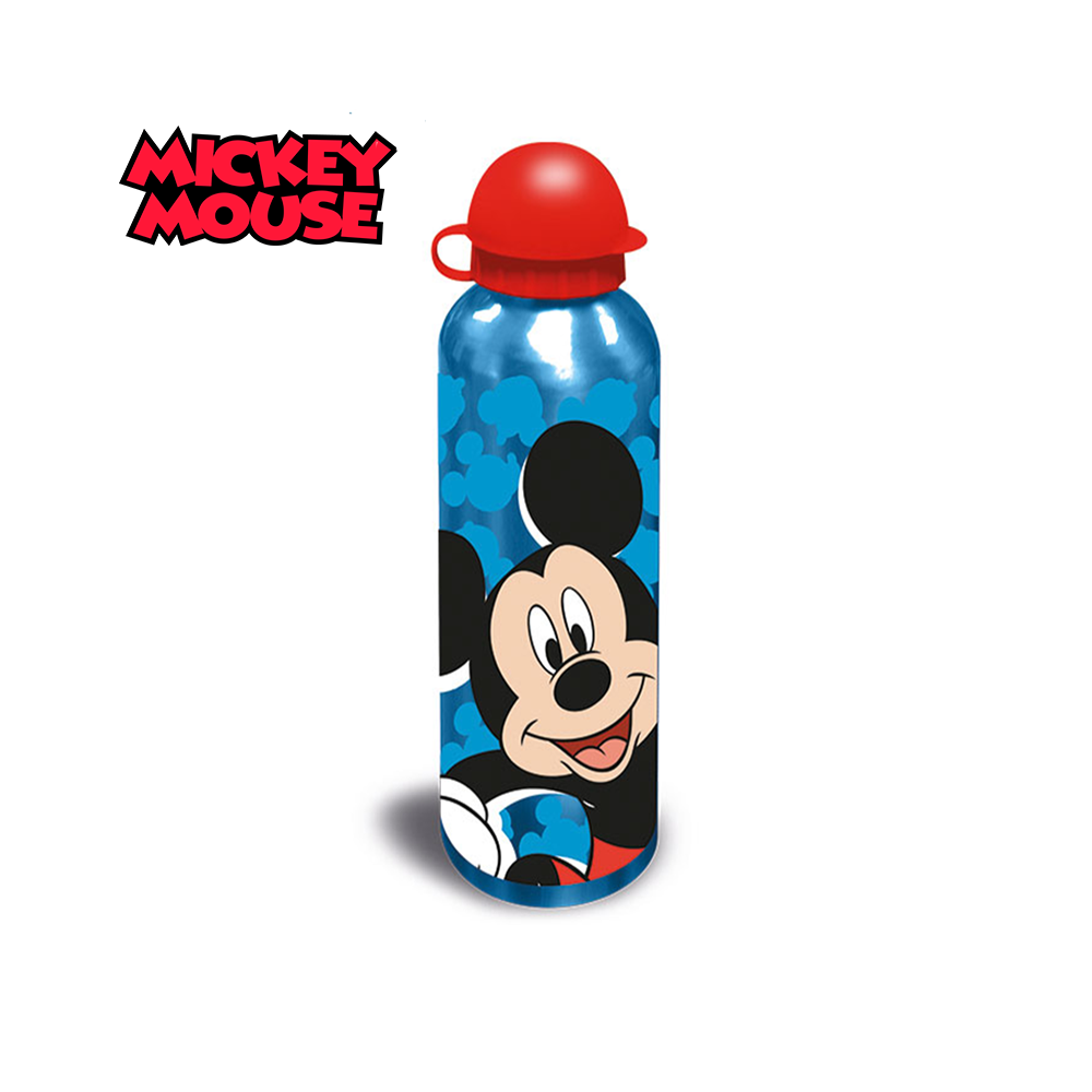 MICKEY MOUSE - BORRACCIA IN ALLUMINIO 500ML ASS. IN 3 DISEGNI MICKEY MOUSE - BORRACCIA IN ALLUMINIO 500ML ASS. IN 3 DISEGNI