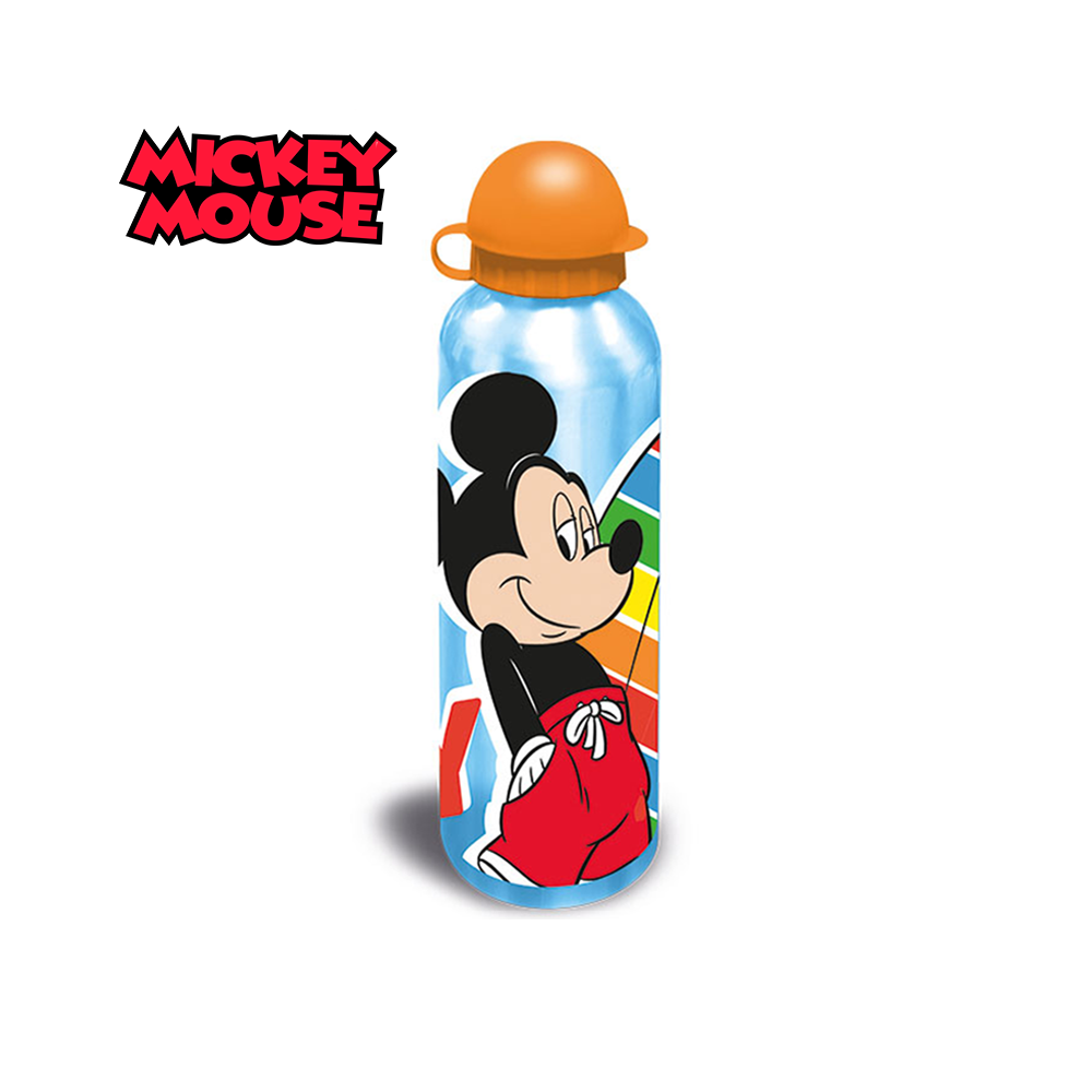 MICKEY MOUSE - BORRACCIA IN ALLUMINIO 500ML ASS. IN 3 DISEGNI MICKEY MOUSE - BORRACCIA IN ALLUMINIO 500ML ASS. IN 3 DISEGNI