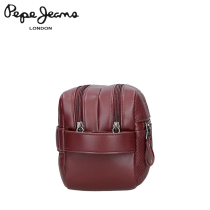 PEPE JEANS - NECESSAIRE 2 CERNIERE "SPRIG" BORDEAUX