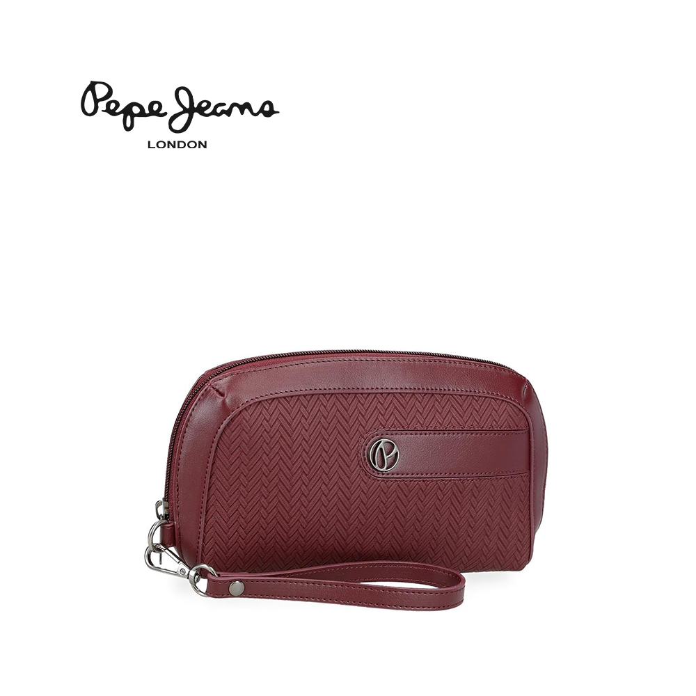 PEPE JEANS - BORSELLO A MANO DONNA CON MANIGLIA LATERALE DA POLSO LINEA "SPRIG"