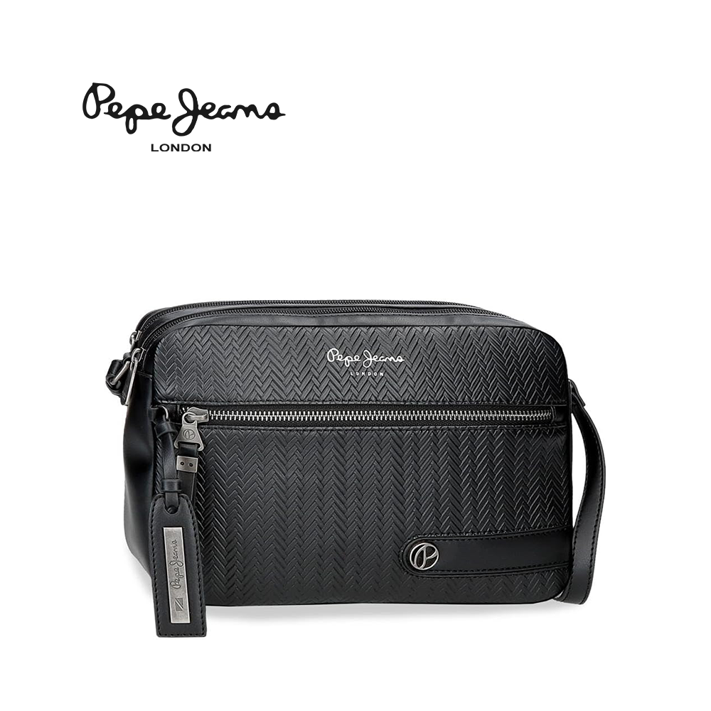 PEPE JEANS - BORSA DONNA A TRACOLLA CON 2 CERNIERE LINEA "SPRIG"