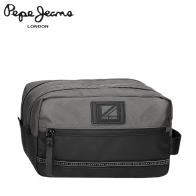 PEPE JEANS - BEAUTY CASE NECESSAIRE UOMO 2 CERNIERE LINEA "STRATFORD"