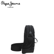 PEPE JEANS - TRACOLLA 2 CERNIERE STRATFORD NERO