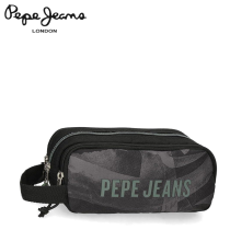 PEPE JEANS - ASTUCCIO 3 CERNIERE DAVIS NERO