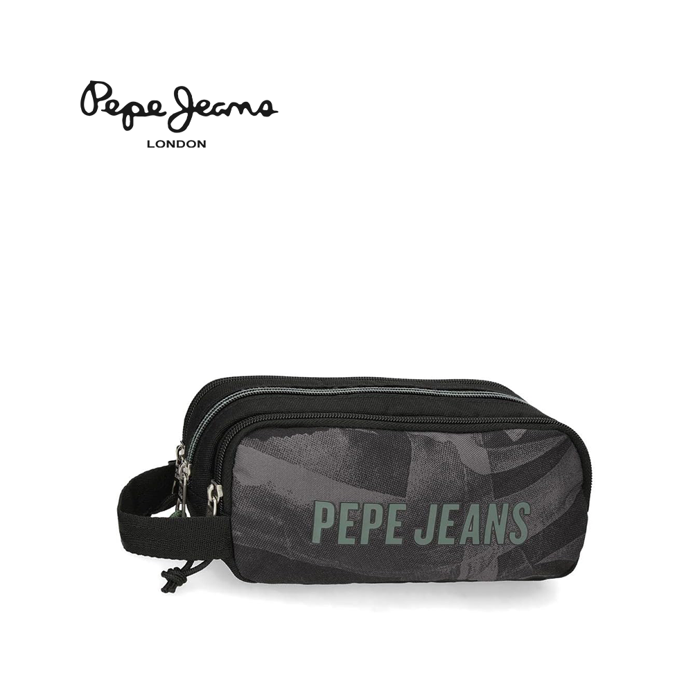 PEPE JEANS - ASTUCCIO 3 CERNIERE DAVIS NERO