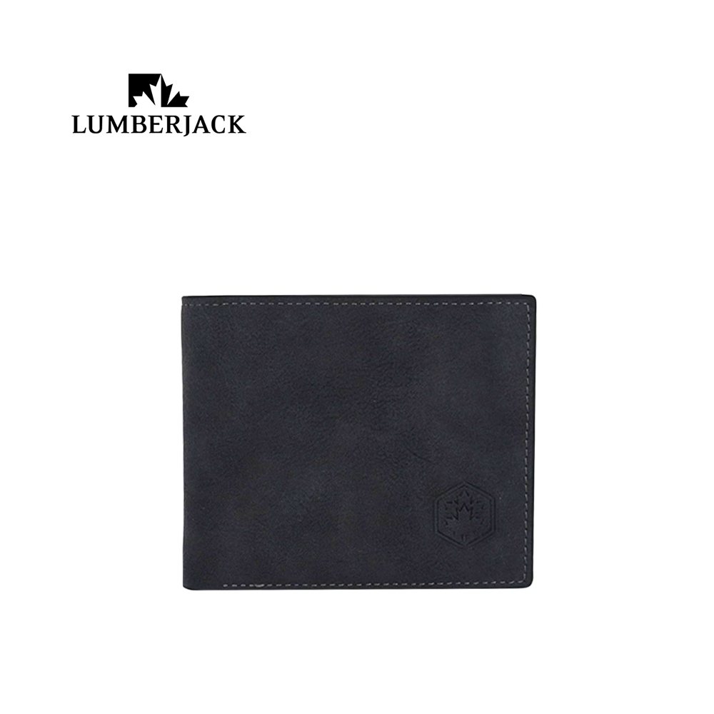 LUMBERJACK - PORTAFOGLIO UOMO CON PORTA DOCUMENTI IN PELLE