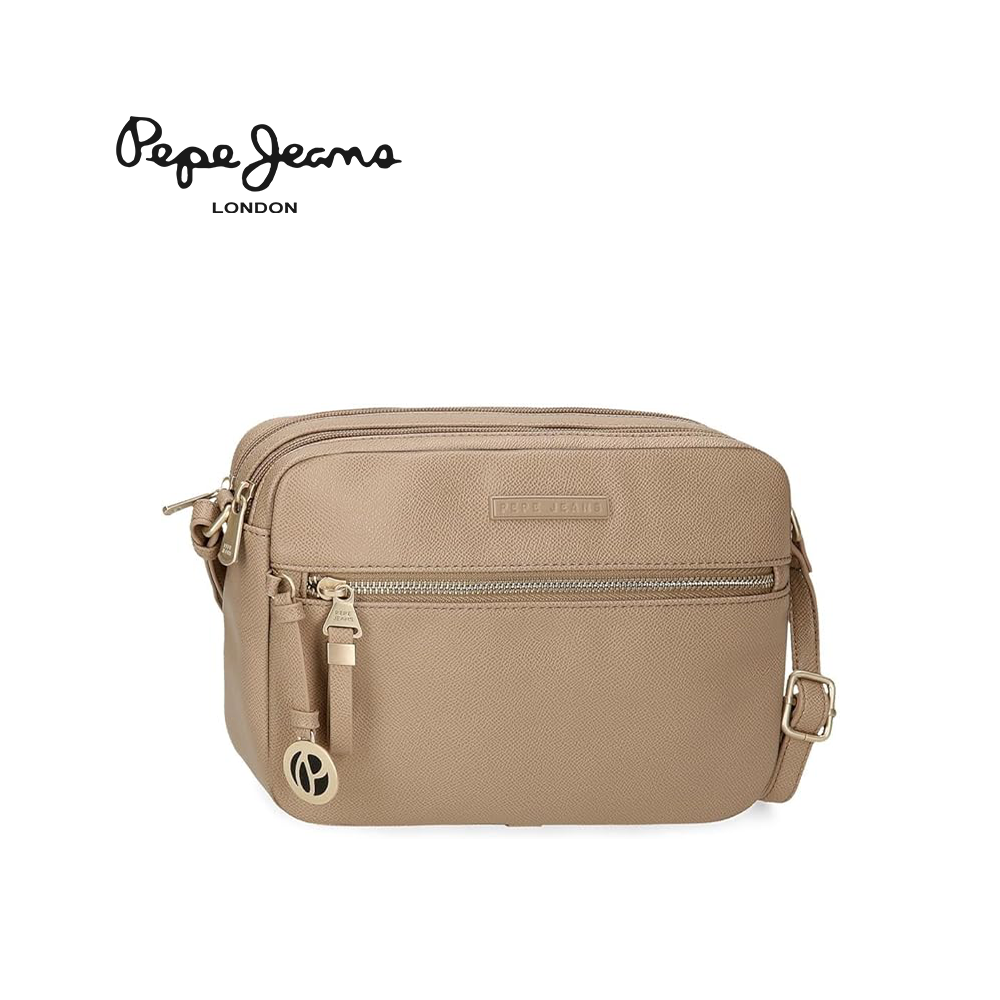 PEPE JEANS - TRACOLLA DONNA 2 CERNIERE LINEA "ELIA" PEPE JEANS - TRACOLLA DONNA 2 CERNIERE LINEA "ELIA"